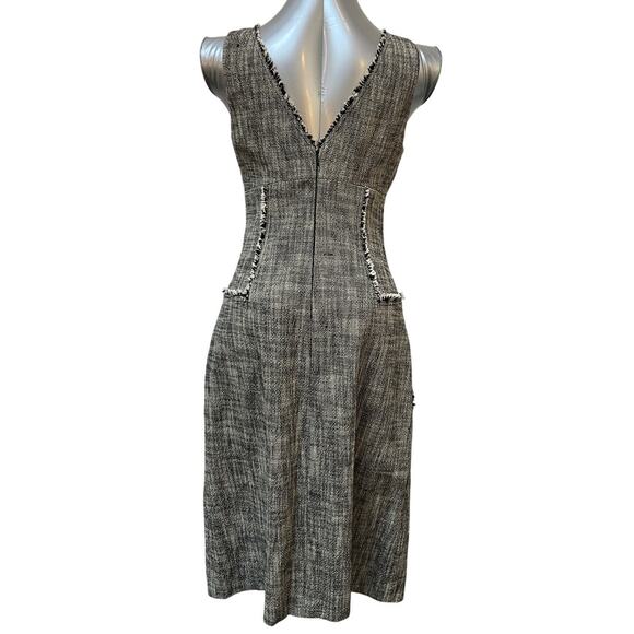 Rachel Roy Tweed Dress Size 4 Gray - Picture 2 of 4